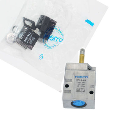 Festo MFH-3-1/8 7802 इलेक्ट्रिकल सोलेनोइड वाल्व AC220V मैकेनिकल स्प्रिंग रीसेट