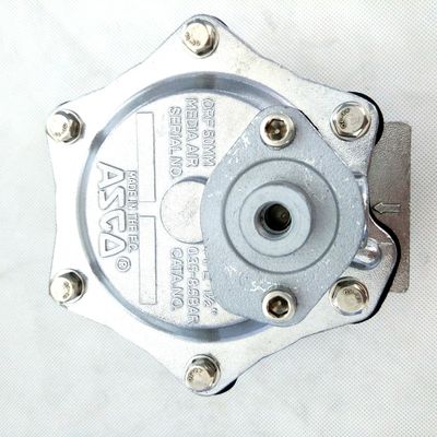 पल्स जेट वाल्व ASCO G353A046 पाइप आकार 1 1/2 इंच वायु तरल पदार्थ के लिए परिवेश तापमान -20 से 85.C पाइप आकार 1 1/2