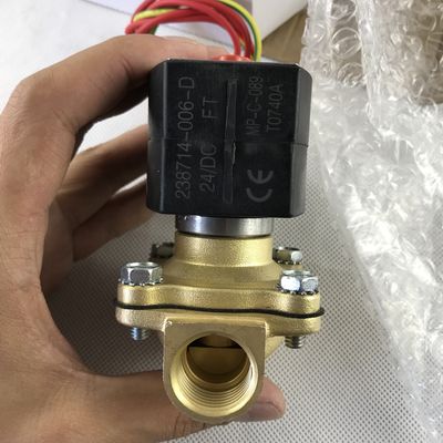एएससीओ EF8210G003 120/60AC दो-तरफा पीतल 3/4 में सोलेनोइड वाल्व सामान्य रूप से बंद सामान्य सेवा