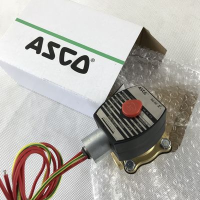 एएससीओ EF8210G003 120/60AC दो-तरफा पीतल 3/4 में सोलेनोइड वाल्व सामान्य रूप से बंद सामान्य सेवा