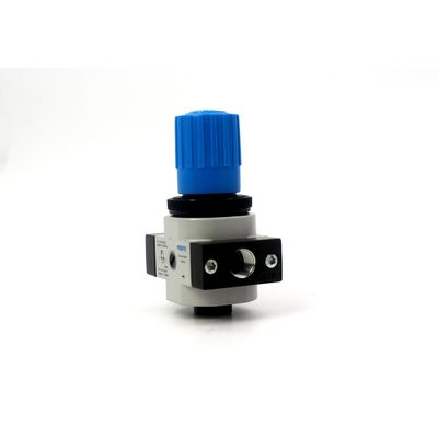 FESTO LR-1/8-D-MINI 159624 LR-1/8-D-MINI-MPA 8002274 जस्ता मिश्र धातु दबाव विनियमन वाल्व दबाव गेज 0.5-12 बार के साथ