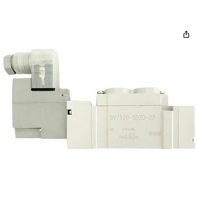एसएमसी SY7220-5LZD-C8 वायवीय सोलेनोइड वाल्व DC24V 2 स्थिति डबल पोर्ट आकार ø8