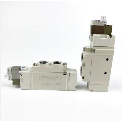SY7120-5LZD-C4 Pneumatic Solenoid Valve SMC एक स्पर्श फिटिंग पोर्ट आकार Ø4 DC24V 2 स्थिति एकल