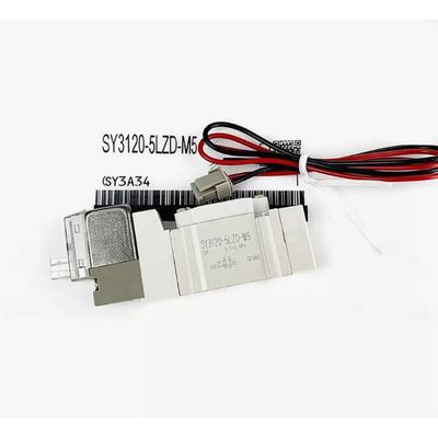 SMC SY5220-5LZD-C6 सोलेनोइड वाल्व एक स्पर्श फिटिंग पोर्ट आकार ø6 DC24V 2 स्थिति डबल