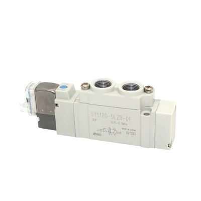 SY5220-6LZD-C4 सोलेनोइड वाल्व SMC 2 स्थिति डबल DC12V वन-टच फिटिंग पोर्ट आकार Ø4