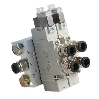 SY5220-6LZD-C4 सोलेनोइड वाल्व SMC 2 स्थिति डबल DC12V वन-टच फिटिंग पोर्ट आकार Ø4