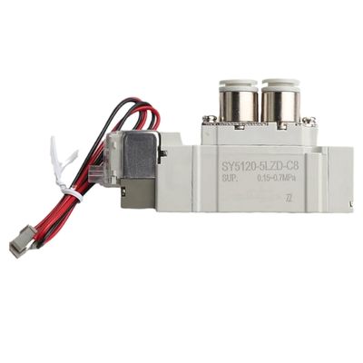 SMC SY5220-6LZD-01 DC12V पोर्ट आकार 1/8 वायवीय सोलेनोइड वाल्व थ्रेड पाइपिंग 2 स्थिति डबल