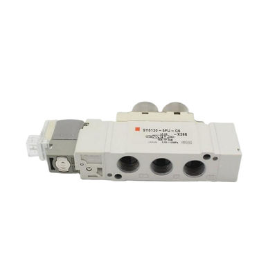 सोलेनोइड वाल्व SY5120-5LZD-C4 SMC एक स्पर्श फिटिंग पोर्ट आकार Ø4 DC24V 2 स्थिति एकल