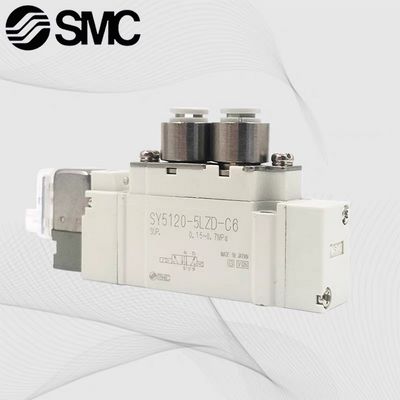 सोलेनोइड वाल्व SY5120-5LZD-01 SMC2 स्थिति एकल DC24V पोर्ट आकार 1/8 धागा पाइपिंग