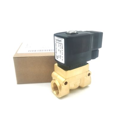 सोलेनोइड वाल्व 00125363 BURKERT 6014 D सामान्य रूप से खुला G1/8 2.5 प्रवाह छेद DC24V 8W पीतल वाल्व शरीर 32 * 32 0~6bar
