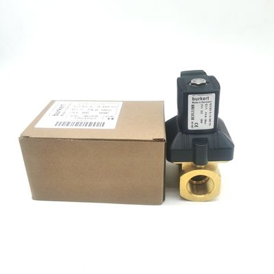 Burkert 00125366 सोलेनोइड वाल्व 3/2 रास्ता प्रत्यक्ष अभिनय FKM सील छेद आकार 1.5 मिमी