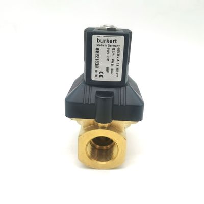 Burkert 00125366 सोलेनोइड वाल्व 3/2 रास्ता प्रत्यक्ष अभिनय FKM सील छेद आकार 1.5 मिमी