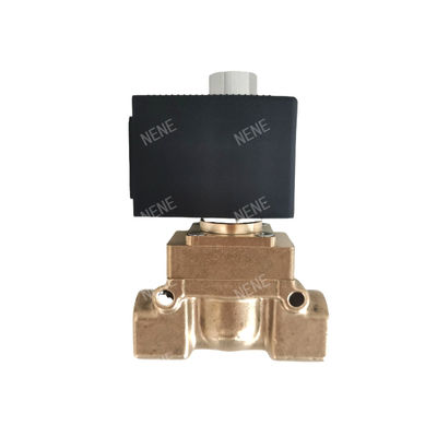 burkert 00125383 6014 D प्रत्यक्ष कार्य करने वाली निचली प्लेट कनेक्शन सामान्य रूप से खुला 2.0 प्रवाह छेद AC220V 8W पीतल वाल्व शरीर 0 ~ 10bar
