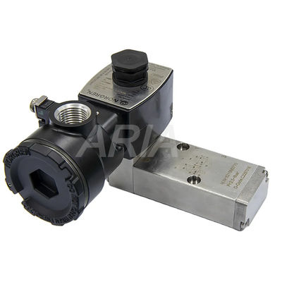 उच्च दबाव स्टेनलेस स्टील Norgren Solenoid वाल्व के लिए भारी शुल्क औद्योगिक वायु नियंत्रण पर 2.5-8 बार