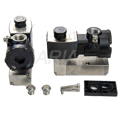उच्च दबाव स्टेनलेस स्टील Norgren Solenoid वाल्व के लिए भारी शुल्क औद्योगिक वायु नियंत्रण पर 2.5-8 बार