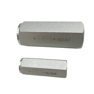 आईएसओ कोड 16/13 हाइड्रोलिक कंट्रोल वाल्व VU-G1 VU-G3/8 VU-G3/4 VU-G1-1/4 VU-G2