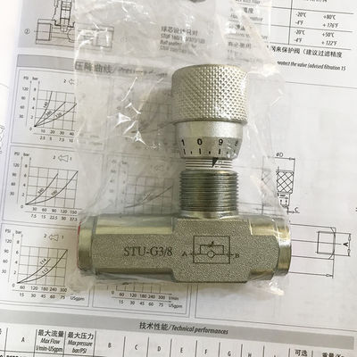 STU-G3/4 STU-NTP3/4 6-इंच सटीक प्रवाह नियंत्रण वाल्व हाइड्रोलिक थ्रॉटल वाल्व