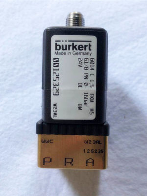स्टेनलेस स्टील बॉडी सोलेनोइड संचालित वाल्व 24 V DC 00125329 G1/8 6014