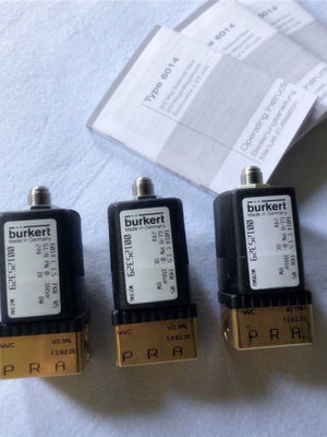 स्टेनलेस स्टील बॉडी सोलेनोइड संचालित वाल्व 24 V DC 00125329 G1/8 6014