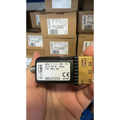 Burkert सोलेनोइड वाल्व स्टेनलेस स्टील शरीर एनबीआर सील 00125331 6014 0-16bar