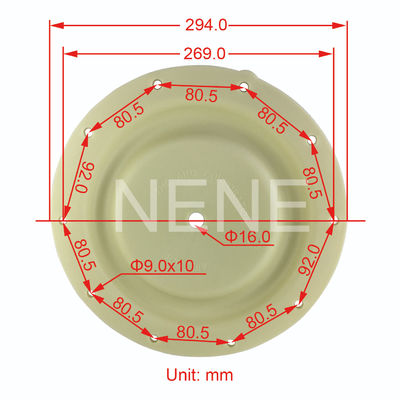 Ingersoll Rand 1.5 "इंच 94615-ए 94617 Santoprene/PTFE डायफ्राम किट 666152-281-सी 666152-2EB-सी