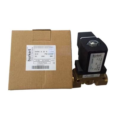 बर्कर्ट वाल्व 00308504 G3/4 2/2 सामान्य रूप से बंद 20 प्रवाह छेद AC24V 8W 1-40bar 5404 प्रकार