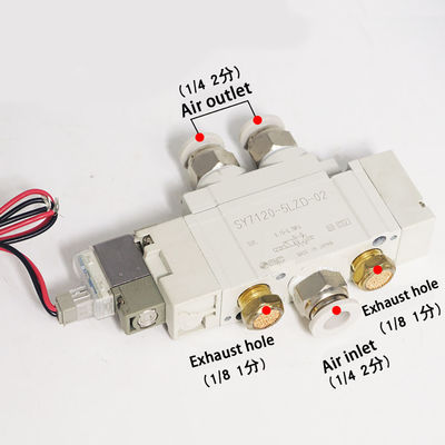 एकल एसएमसी सोलेनोइड वाल्व SY7120-5LZD-02 SY7120-5LZD-C6 SY7120-5LZD-C8