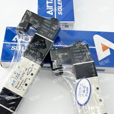 4V130C-M5 AIRTAC विद्युत चुम्बकीय वाल्व AC220V DC24V 5/3-Way विस्फोट प्रूफ