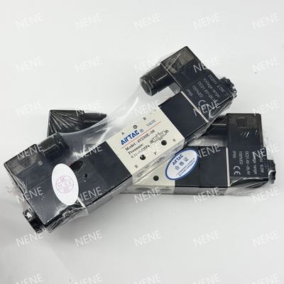 सोलेनोइड वाल्व 4V330C-08 एयरटाक हवा के लिए 0.15 से 0.8 एमपीए 21 से 114 पीएसआई द्रव वायु