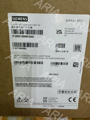 6DR5110-0NN01-0AA3 सीमेंस SIPART PS2 स्मार्ट इलेक्ट्रोन्यूमेटिक स्थिति नियामक, न्यूमेटिक रैखिक और आंशिक-टर्न ए..