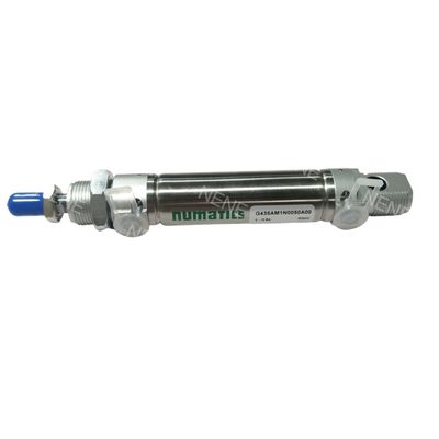 NUMATICS G435AGSN0010A00 ASCO 8 मिमी बोर 10 मिमी स्ट्रोक M5 डबल एक्टिंग गोल सिलेंडर ISO6432 श्रृंखला G435