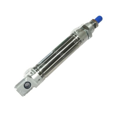 NUMATICS G435AGSN0010A00 ASCO 8 मिमी बोर 10 मिमी स्ट्रोक M5 डबल एक्टिंग गोल सिलेंडर ISO6432 श्रृंखला G435