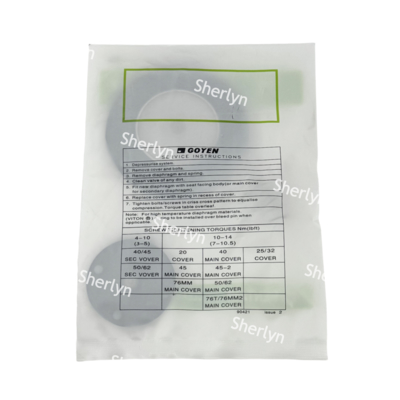 K4000 M1182 Nylon Seal Diaphragm Repair Kit For Goyen CA40DD/RCA40DD Pulse Valve  Nitrile Rubber Nylon Tray
