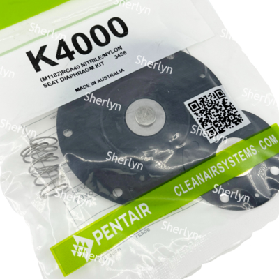 K4000 M1182 Nylon Seal Diaphragm Repair Kit For Goyen CA40DD/RCA40DD Pulse Valve  Nitrile Rubber Nylon Tray