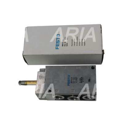Festo MFH-5-1/4 6211 सोलेनोइड वाल्व, 5/2 मोनोस्टेबल मेक स्प्र, इंट पायलट, 2-10 बार, 1300L/मिनट, G 1/4