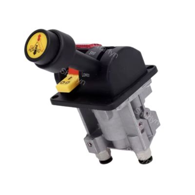 BKQF34-B 14750650H 4 छेद डंप ट्रक रबर हैंडल वाल्व M6 लॉक्ड हाइड्रोलिक डंप ट्रक कंट्रोल वाल्व ﻿