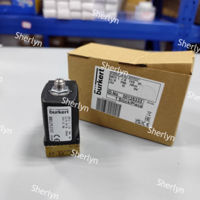 Burkert 00125334 दो स्थिति तीन-तरफा सोलेनोइड वाल्व 6014 सीरीज सी सामान्य रूप से बंद G1/8 पीतल वाल्व शरीर