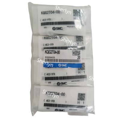 SMC स्टेनलेस स्टील संयुक्त KQG2T04-00 KQG2T श्रृंखला एक स्पर्श फिटिंग 4E2-1FD/KQ2AA33