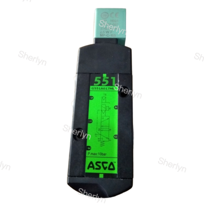 ASCO दो स्थिति पाँच मार्ग सोलेनोइड वाल्व SCG551A018MS डबल कॉइल