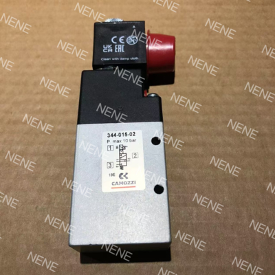 344-015-02-G77 इलेक्ट्रॉन चुंबकीय वाल्व 334-015-02-G77/7J/7K/73/72 CAMOZZI सोलेनोइड वाल्व 3/2 वे 1/4"