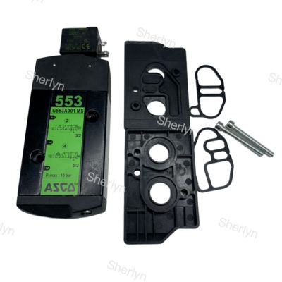 डबल कॉइल SCG553A002MS ASCO 3/2-तरफ़ा सोलेनोइड वाल्व 553 सीरीज़