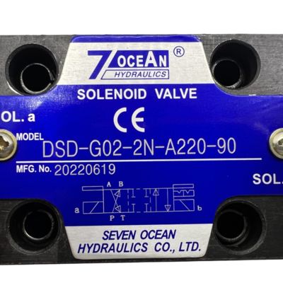 7 OCEAN Pneumatic Solenoid Valve DSD-G02-2N-A220-90 AC220 वोल्टेज दिशा नियंत्रण वाल्व