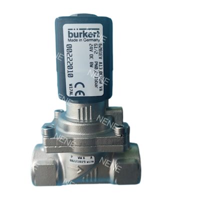 00322548 सोलेनोइड संचालित वाल्व G1/4 FKM AC24V BURKERT 0~+120℃ 8W