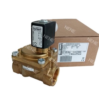 00221847 BURKERT Pneumatic Electromagnetic Valve 6281 Type G3/4 2/2 Normally Closed 13.0 Flow Hole NBR Sealed Brass Valve Body DC24V 8W