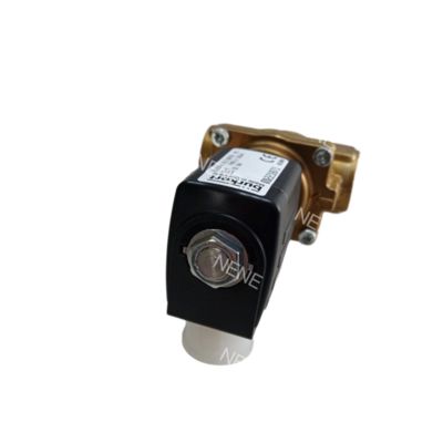 00221861 6281 G1 1/4 2/2 सामान्य रूप से बंद 25.0 प्रवाह छेद NBR सील पीतल वाल्व शरीर AC220V Burkert