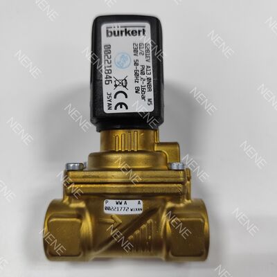 00253156 6281 G2 2/2 normally closed 50.0 flow hole NBR sealed DC24V Brass Body Burkert Solenoid Valve 6281