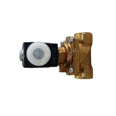 40.0 Orifice Solenoid Valve BURKERT Type 6281 00270142 G1 1/4 2/2 Normally Closed Brass Body Manual Override NBR Seal DC24V 8W 0.2-16bar -10~+80°C