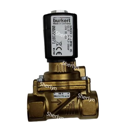 Burkert 00322514 G3/8 6281 प्रकार विद्युत चुम्बकीय वाल्व दो-स्थिति दो-तरफ़ा DC24V पानी वाल्व