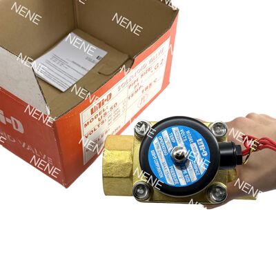 यूएस-50 यूएनआईडी न्यूमेटिक सोलनॉइड वाल्व पीतल 2" छिद्र 50 मिमी 2 इंच -5°C ~ 185°C