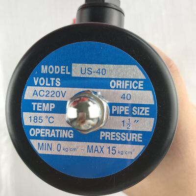 उच्च तापमान प्रतिरोधी US-40 (1.5 इंच) AC220 TXPC सभी तांबा भाप सोलेनोइड वाल्व नियंत्रण इलेक्ट्रिक वाल्व पानी वाल्व